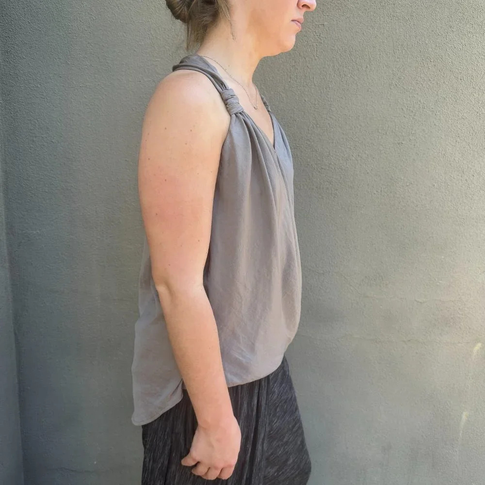 KUT FROM THE KLOTH Taupe Silky Halter Top Tank - size small - Picture 9 of 9